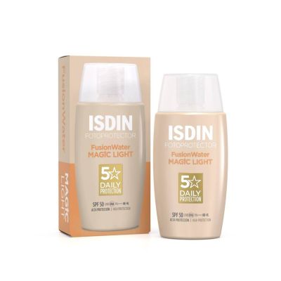 ضدآفتاب بی‌رنگ فیوژن واتر مجیک SPF 50 ایزدین