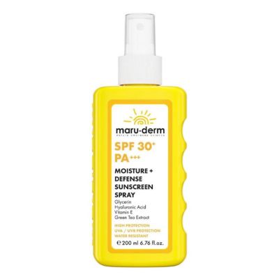 اسپری ضدآفتاب مرطوب‌کننده SPF 30 مارودرم